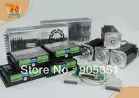 cheap cnc wantai 4 axis nema 23 stepper motor wt57sth115 4204a 428oz indriver dq542ma 4 2apower cnc router plasma embroidery