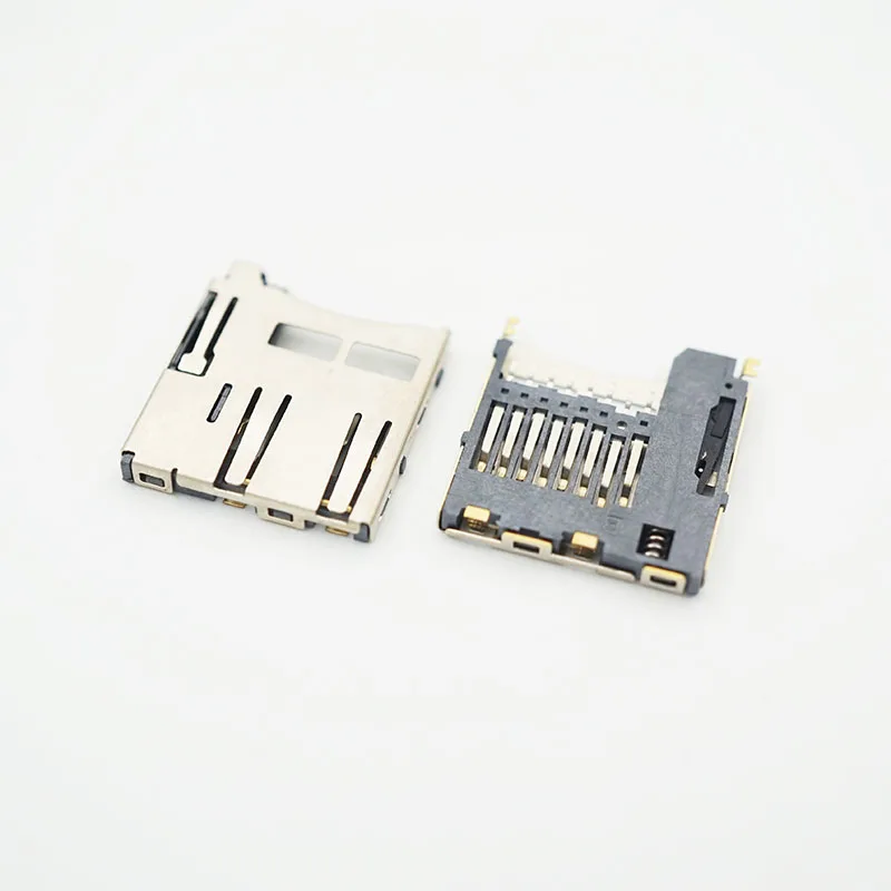 10 шт./лот TF 07 держатель карт для мобильного телефона MICRO SD Разъем карты слот Sockect inne