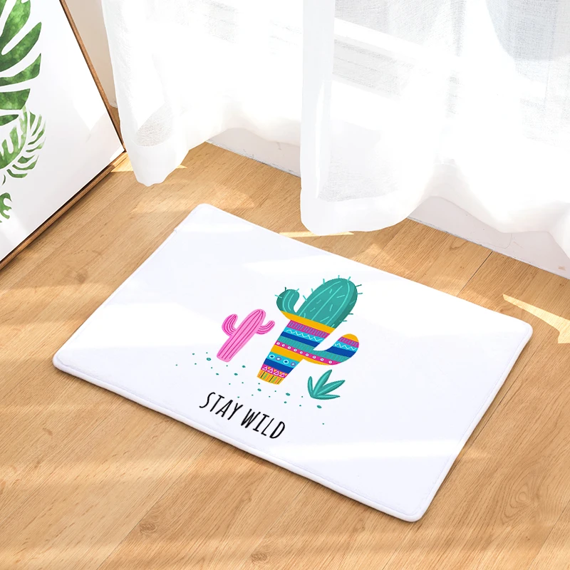 Скандинавский дверной коврик с принтом в стиле INS мультяшный Коврик С КАКТУСОМ