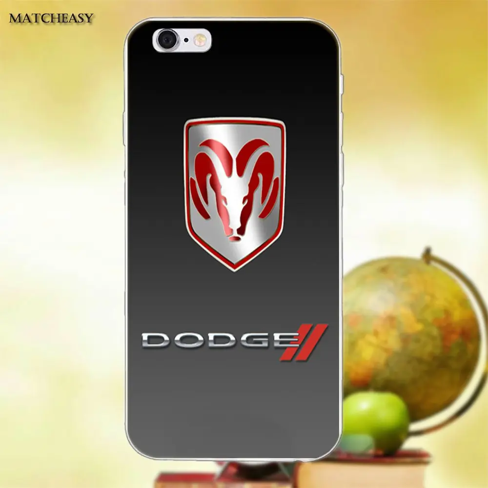 Для Apple iPhone X XS Max XR 4 4S 5 5C SE 6 6S 7 8 Plus Мягкий ТПУ Роскошный Dodge Ram логотип | Мобильные