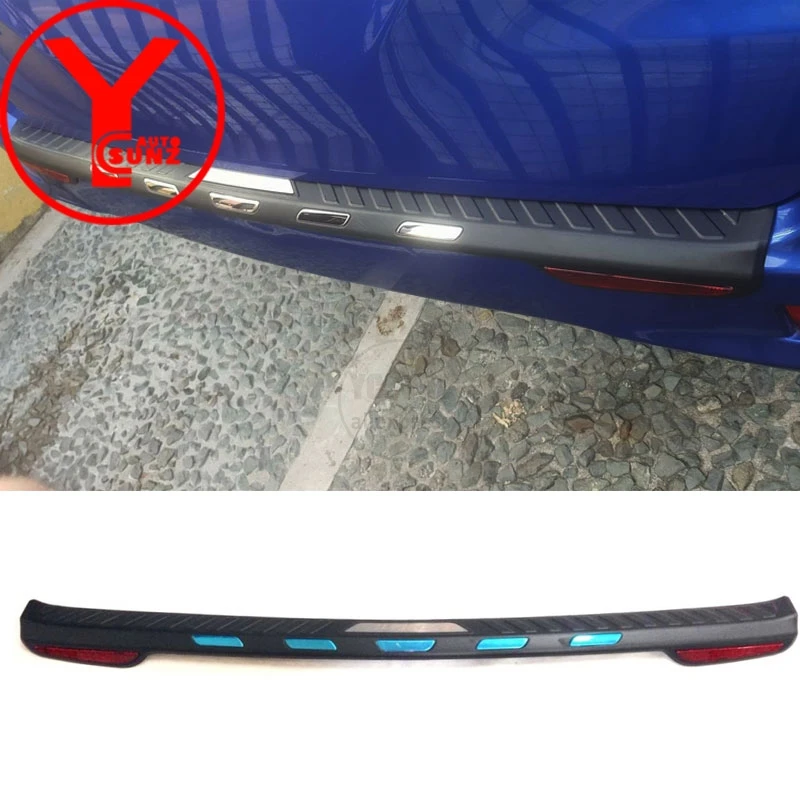 ABS Автомобильный задний бампер наклейка для toyota avanza 2015 2016 2017 2018 аксессуары