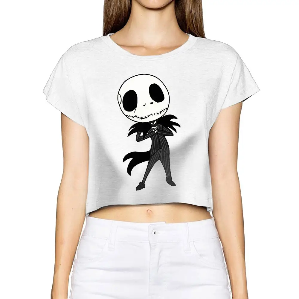 SAMCUSTOM Camisetas настоящий короткий Кошмар перед Рождеством 3D модная уличная футболка