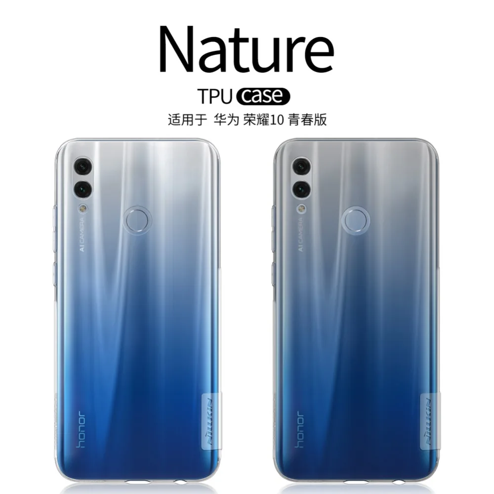 Huawei Honor 10 Lite чехол Nillkin Силиконовая задняя крышка Мягкий ТПУ, прозрачный чехол для телефона для huawei Honor 10 Lite Nilkin чехол