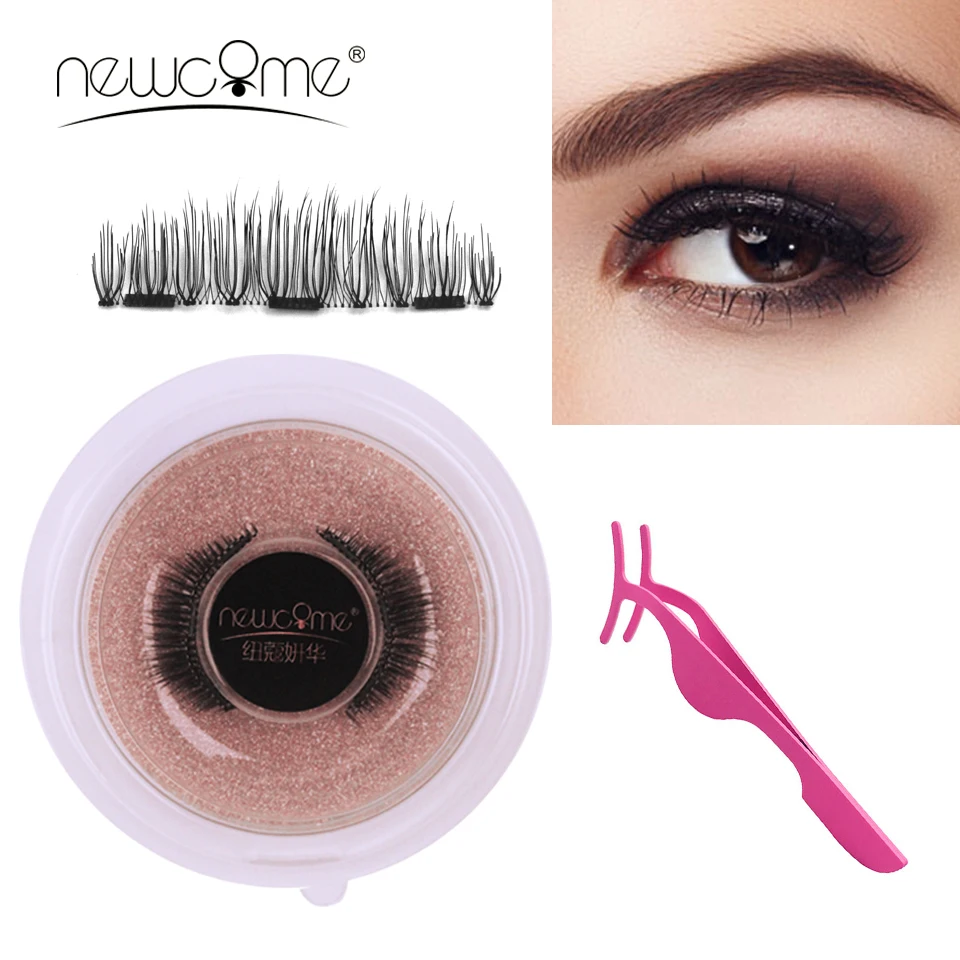 Ресницы магнитные накладные ручной работы с полными полосками|Накладные