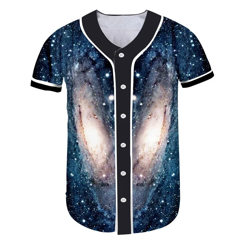 OGKB 2018 лето крутой принт звездная звезда 3D Бейсбольная Футболка женская хип хоп