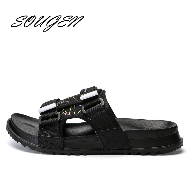 Мужские тапочки Уличная обувь без шнуровки мужские домашние кроссовки Летняя