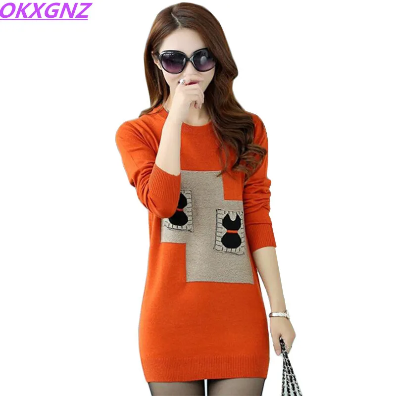 Новые женские свитера 2020 осенне-зимняя одежда Повседневный вязаный пуловер
