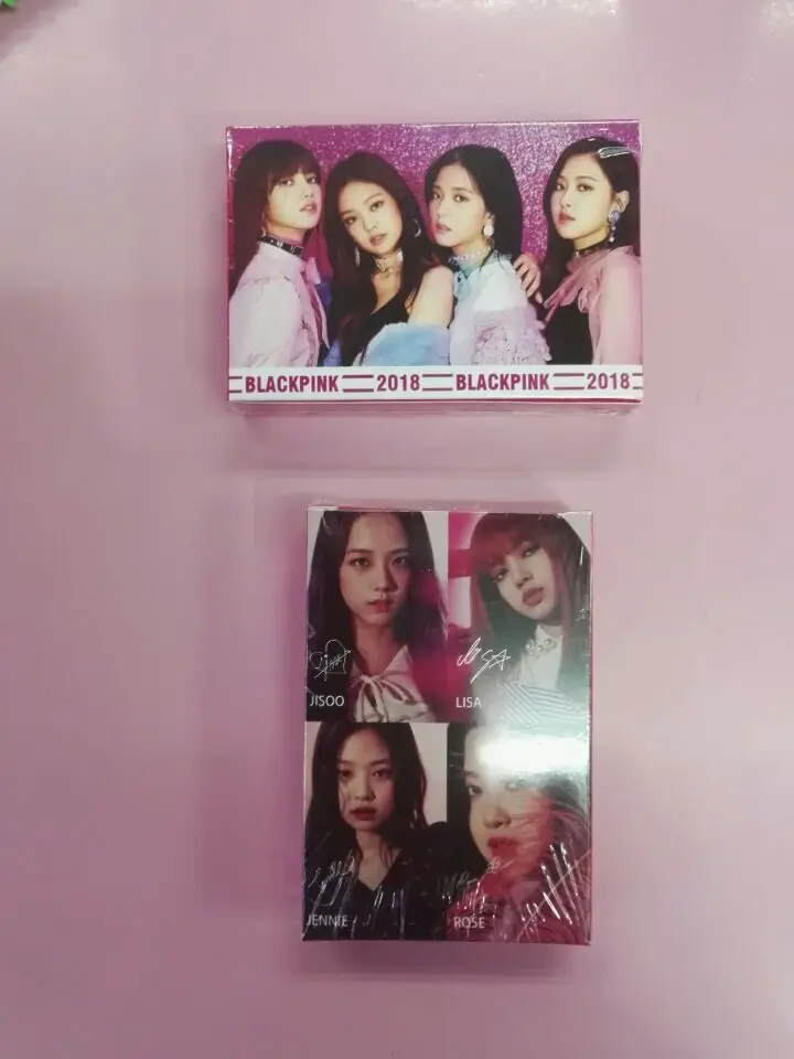 Kpop EXO GOT7 SHINEE BIGBANG TARA BLACKPINK WANNA ONE BTOB Poker игральные карты Fanart картинки художественная книга подарки коллекция Новая