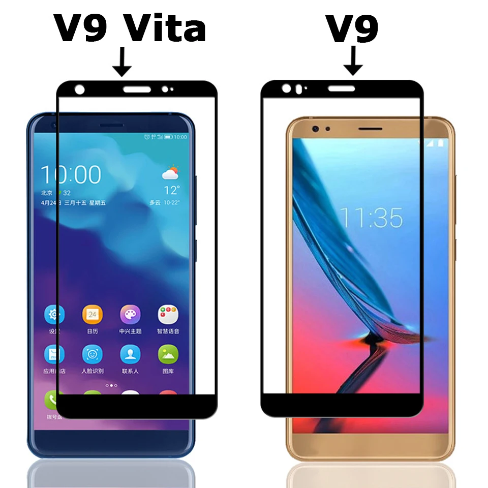 9H 3D полное покрытие закаленное стекло для ZTE Blade V9 Vita V 9 Взрывозащищенная защитная