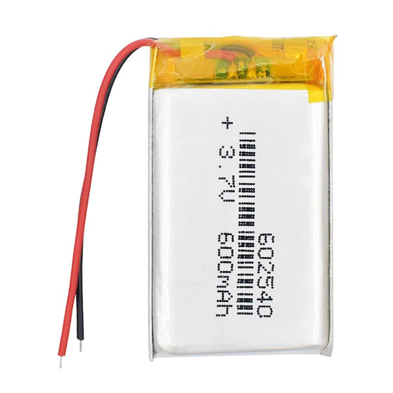 3 7 V 600mAH 602540 полимерный литий ионный/литий ионный аккумулятор для DVR записи MP3 MP4