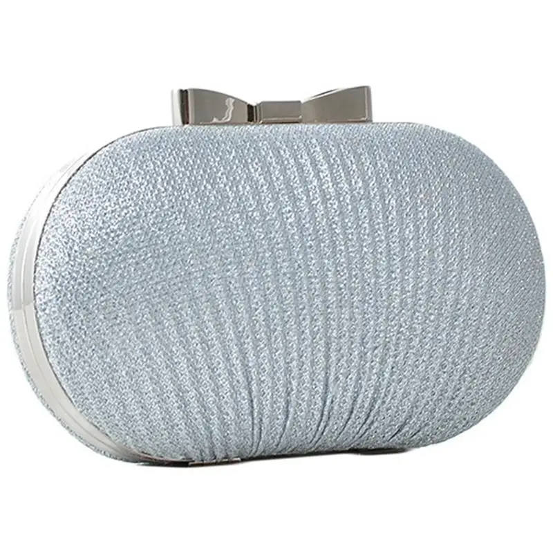 Свадебная женская вечерняя сумка с бусинами на цепочке сумки через плечо