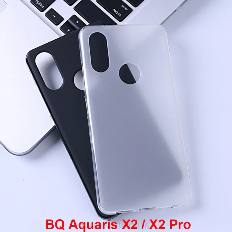 Чехол для BQ Aquaris X2 силиконовый чехол мягкий матовый из ТПУ телефона Pro задняя