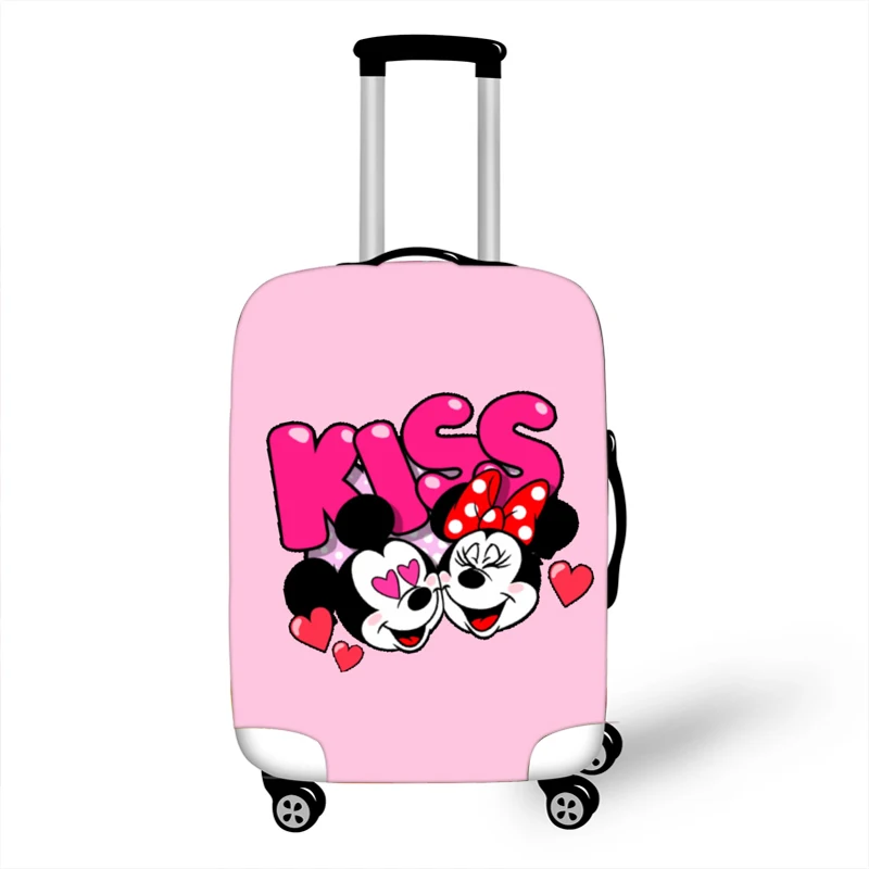 W Luggage Protective Cover Case For Elastic 18-32 Inch Suitcase Protective Cover Cases Covers Xl Travel Accessories Mickey Minnie - Цвет: W