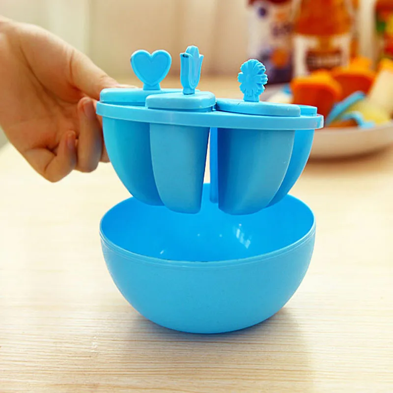 6 ячеек DIY Мороженое Поп форма для мороженого леденец плесень лоток сковорода кухонные инструменты