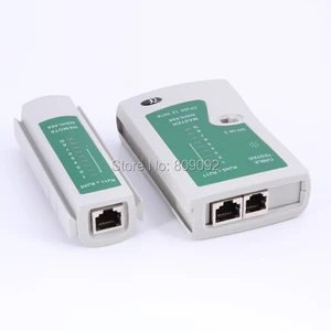 Тестер сетевого кабеля RJ45 RJ11 Cat5e Cat6 LAN USB с ЖК-дисплеем, инструмент для тестирования Ethernet для ПК