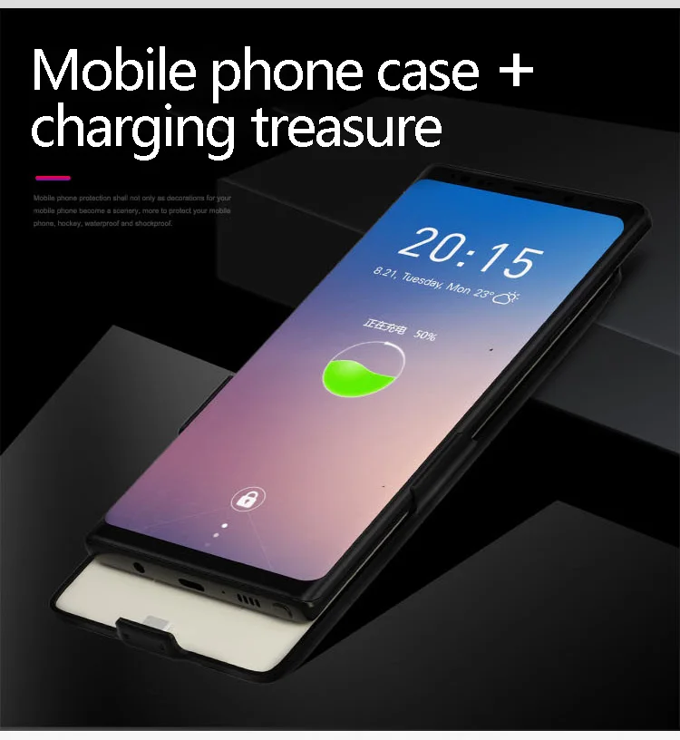 Extpower 7000mAh New Battery Case For Samsung Note 9 Battery Charger Case Power Bank Pack External Charger Cover Good Backup