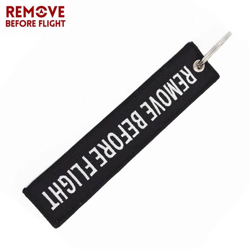 Брелок для ключей от производителя REMOVE BEFORE FLIGHT специальный значок с вышивкой