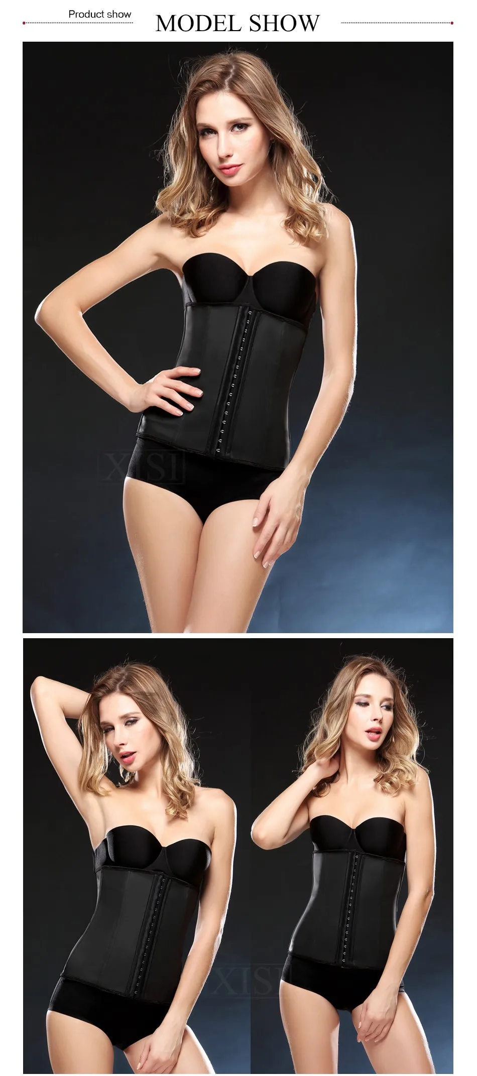 Корсет для коррекции тела корсет со стальными костями Cincher Corsette плюс размер формирователь для женщин для похудения тренажер для похудения потеря веса