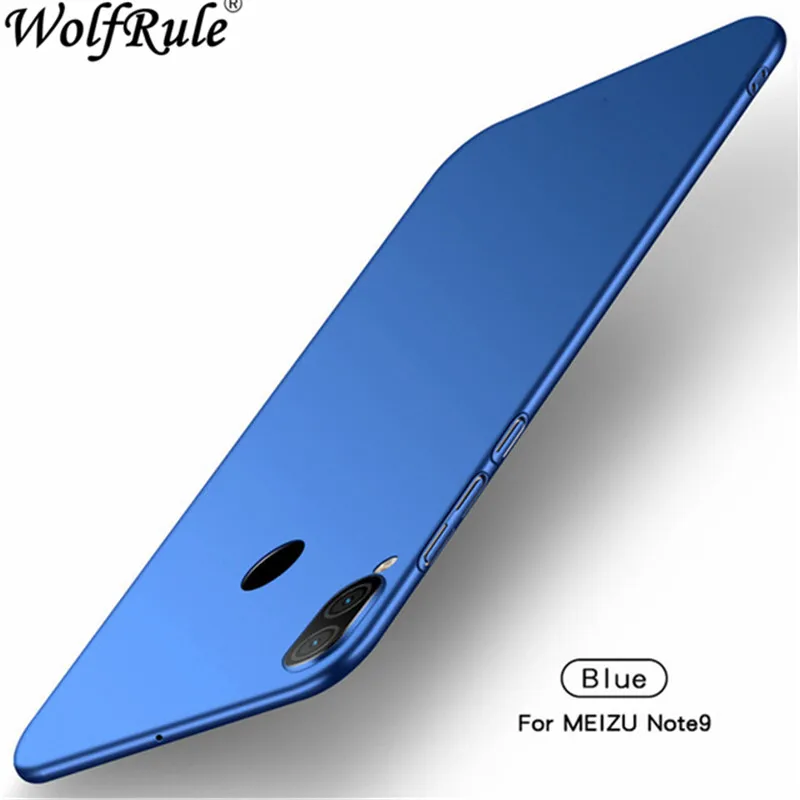 For Meizu Note 9 Case Cover Ultra-thin Smooth Back Protection Plastic PC Fundas 6.2" | Мобильные телефоны и