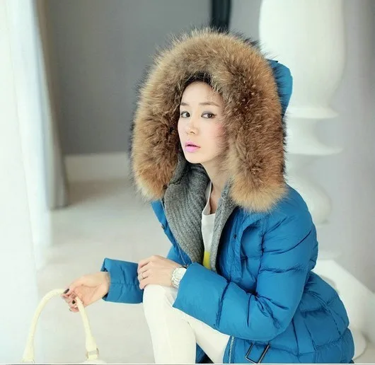 Real Raccoon Fur Collar 70 cm Fashion Women Genuine Natural Fur Collar Female Winter Temperament Fur Scarves реальная енота меховой воротник
