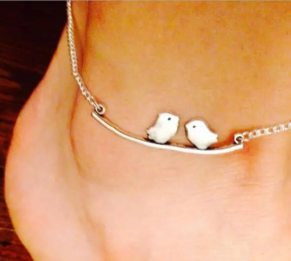 Tenande Панк Бижутерия для ног Животные Слон Птицы Бесконечность оболочки ножной