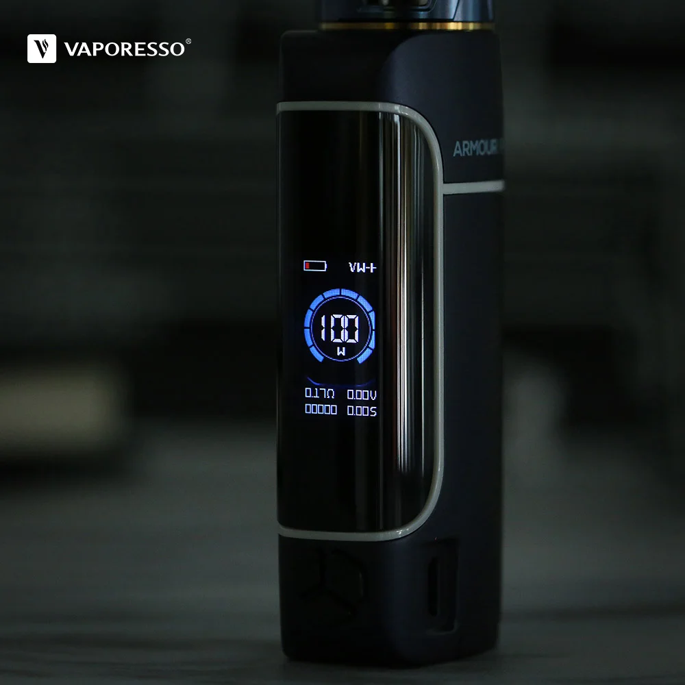 Оригинальный 100 Вт Vaporesso Armour Pro Box Mod Vape Fit 510 поток распылитель испаритель
