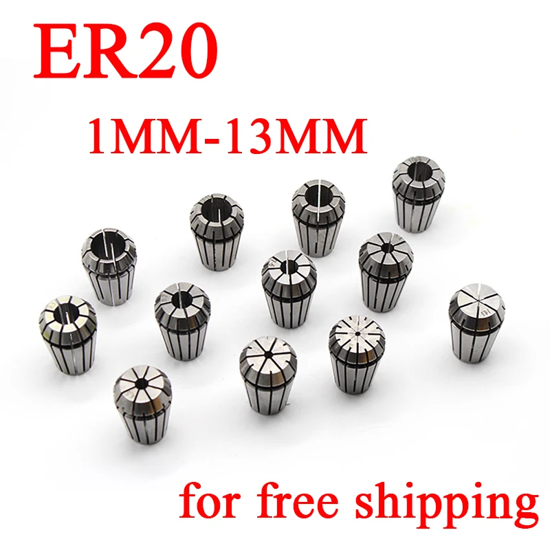 

1PCS ER20 1-13MM Spring Collet Set CNC Workholding Engraving&Milling Lathe