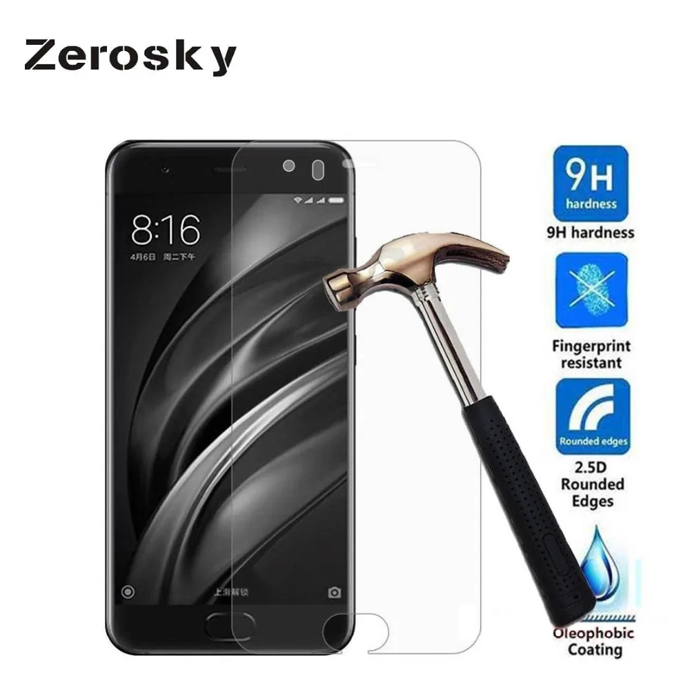 Zerosky 2.5D 0 26 мм 9H закаленное стекло премиум класса для Xiaomi Mi6 Mi 6 M6 защита экрана