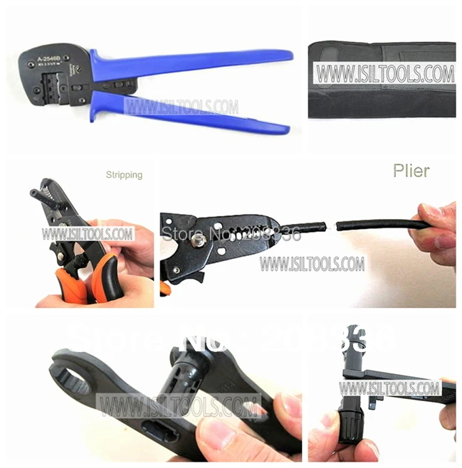 Бесплатная доставка инструмент iGeelee для обжима солнечной панели Фотоэлементы (2 5