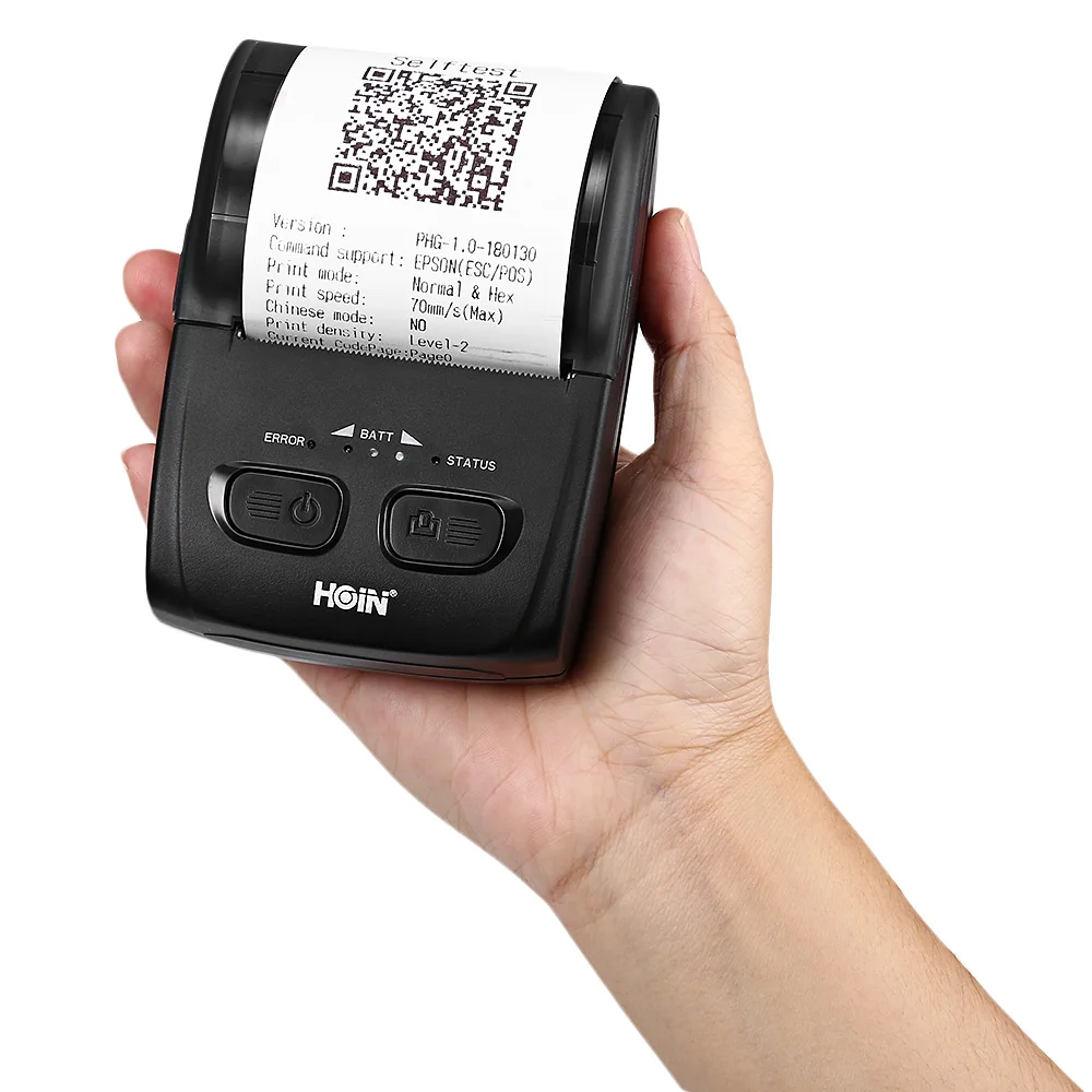 HOIN HOP H200 58 мм Термопринтер Bluetooth USB портативный мобильный чековый билет печатная