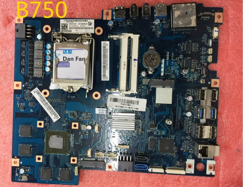 Для Lenovo B750 AIO материнская плата CIB85S VCA00 LA 9792P 100% протестирована полностью|aio