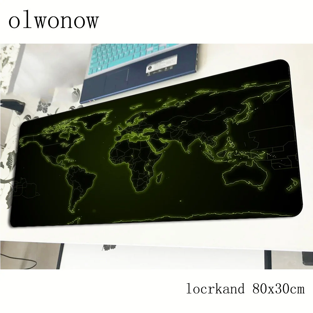 Игровой коврик для мыши с картой мира 800x300x3 мм|Коврики мышей| |