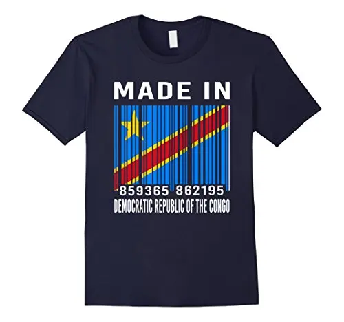 Футболка с надписью Демократическая Республика Конго новые футболки Забавные