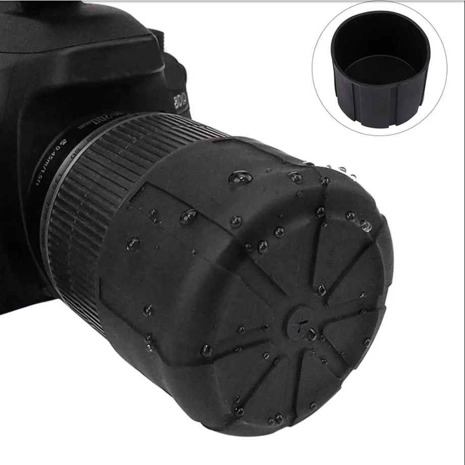 Силиконовая Защитная крышка для объектива Nikon водонепроницаемая универсальная