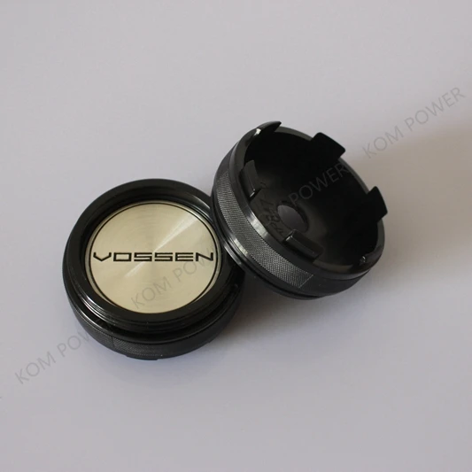 silver vossen black Автомобиль-Стайлинг 60 мм ССР Racing Эмблема центра колеса Кепки для диски автомобилей-охватывает ССР Логотип Знак колеса концентратор Кепки s для воссен XXR Стикеры - Цвет: silver vossen black