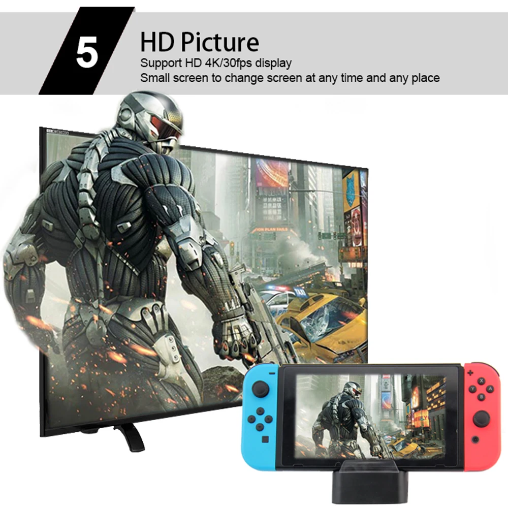 Док станция с регулируемым кронштейном для Nintendo Switch|Зарядные устройства| |