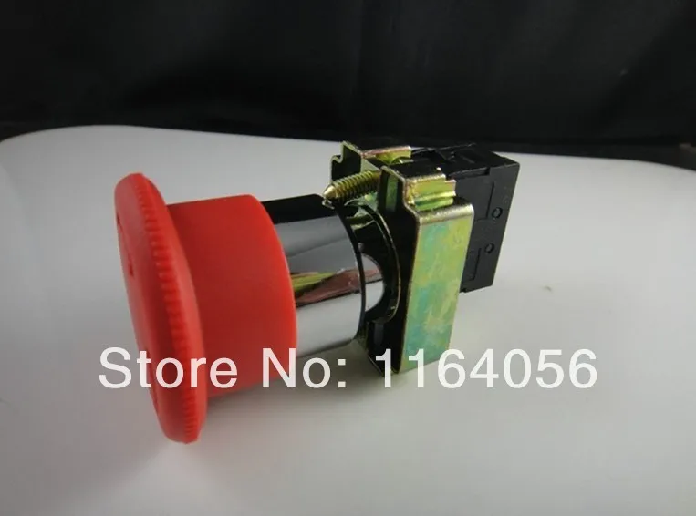 XB2 BS542 переключение на выпущенный 1N/C Красный переключатель для экстренной