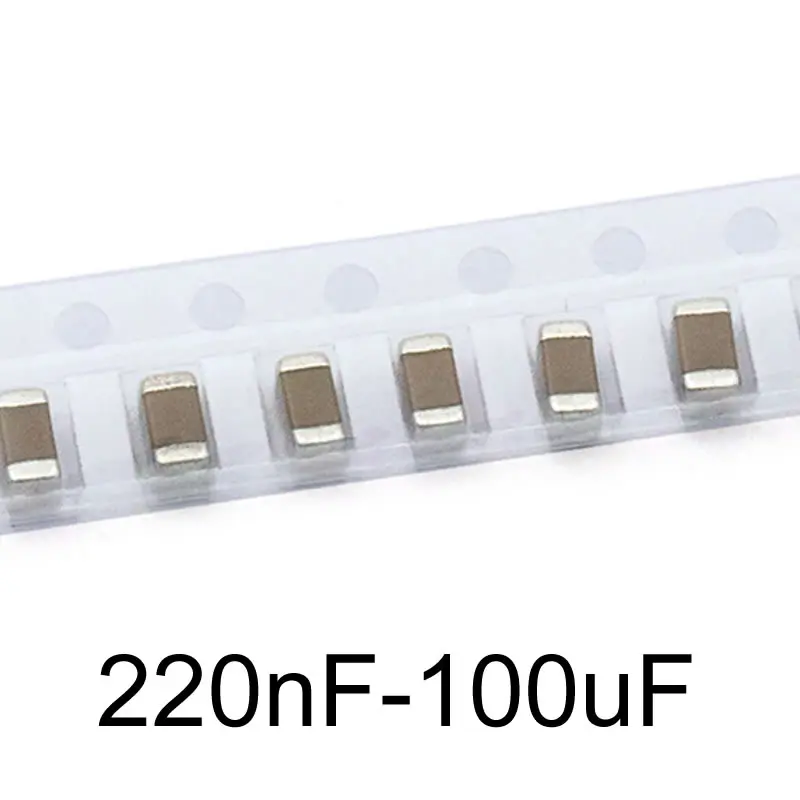 MCIGICM 1206 smd конденсатор керамический 22pf 100nf 10 мкФ Наборы Конденсаторов 0.5pF 100 мкФ|100uf