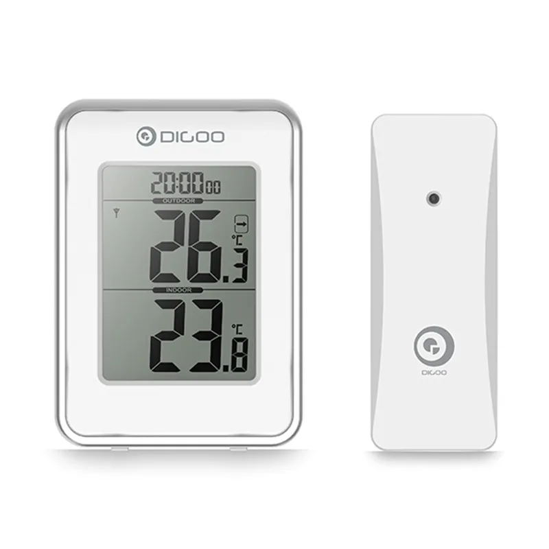Digoo DG TH1980 th1980. цифровой ЖК термометр для дома и улицы сенсорный монитор настольные