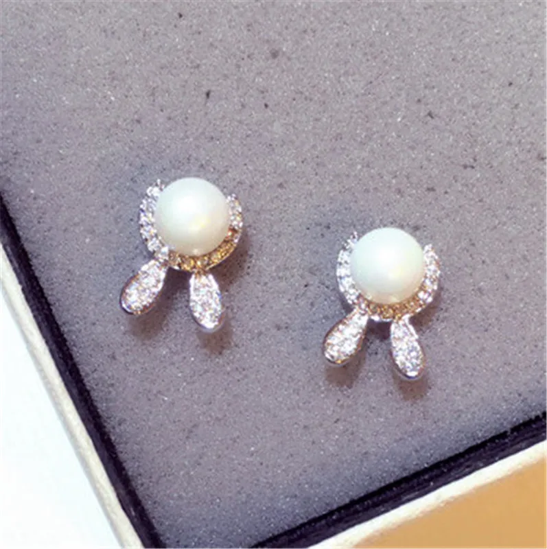Charnwim новые корейские серьги-гвоздики для женщин серьги Модные ювелирные изделия