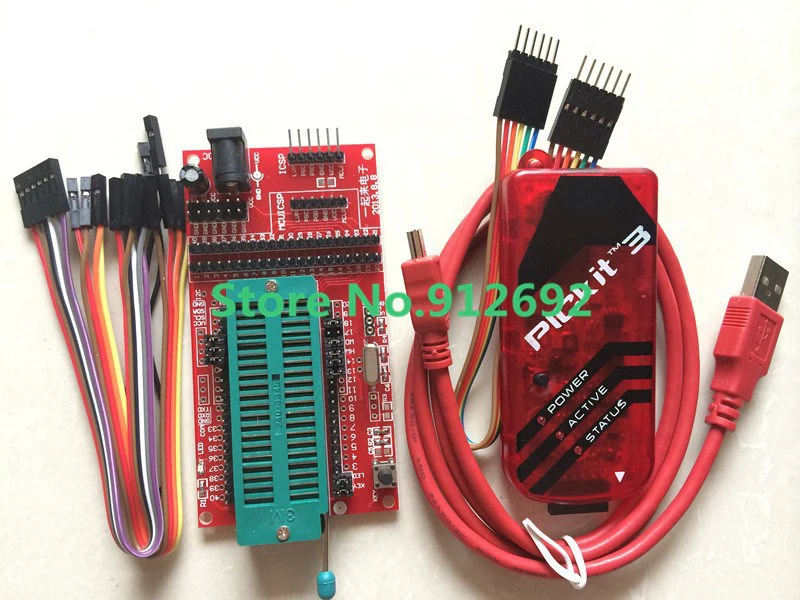 Pickit3 Программирование/Эмулятор + микроконтроллер PIC/минимальная системная