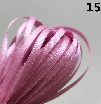 purple pink 1 шт. = 5 м разных цветов супер тонкий шелк ленты 2 мм лента для Блит аксессуары для кукол ручной работы DIY Кукла Одежда Материал - Цвет: purple pink