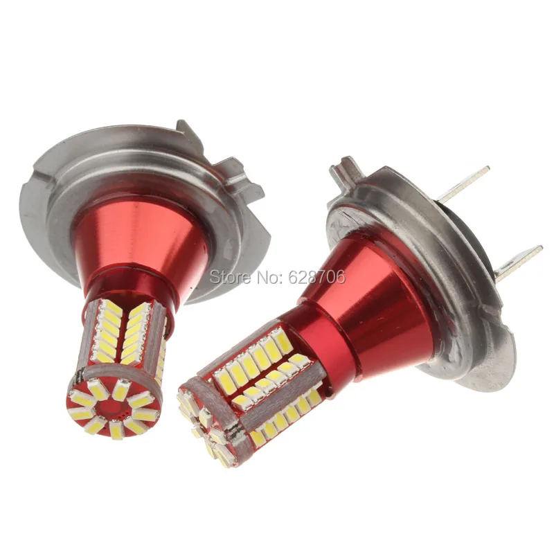 

2X Car Light Cource Error Free H7 57 SMD Light Bulb Auto Car LED Daytime Running light Fog lights DRL 12V
