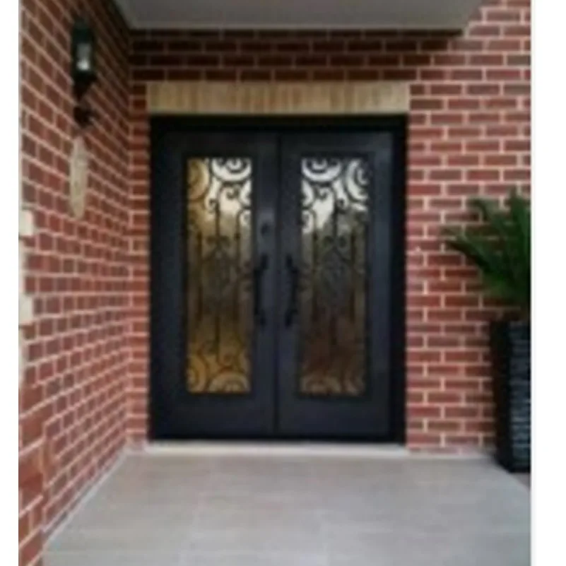 

Hench 100% steel metal iron luxury double entry doors