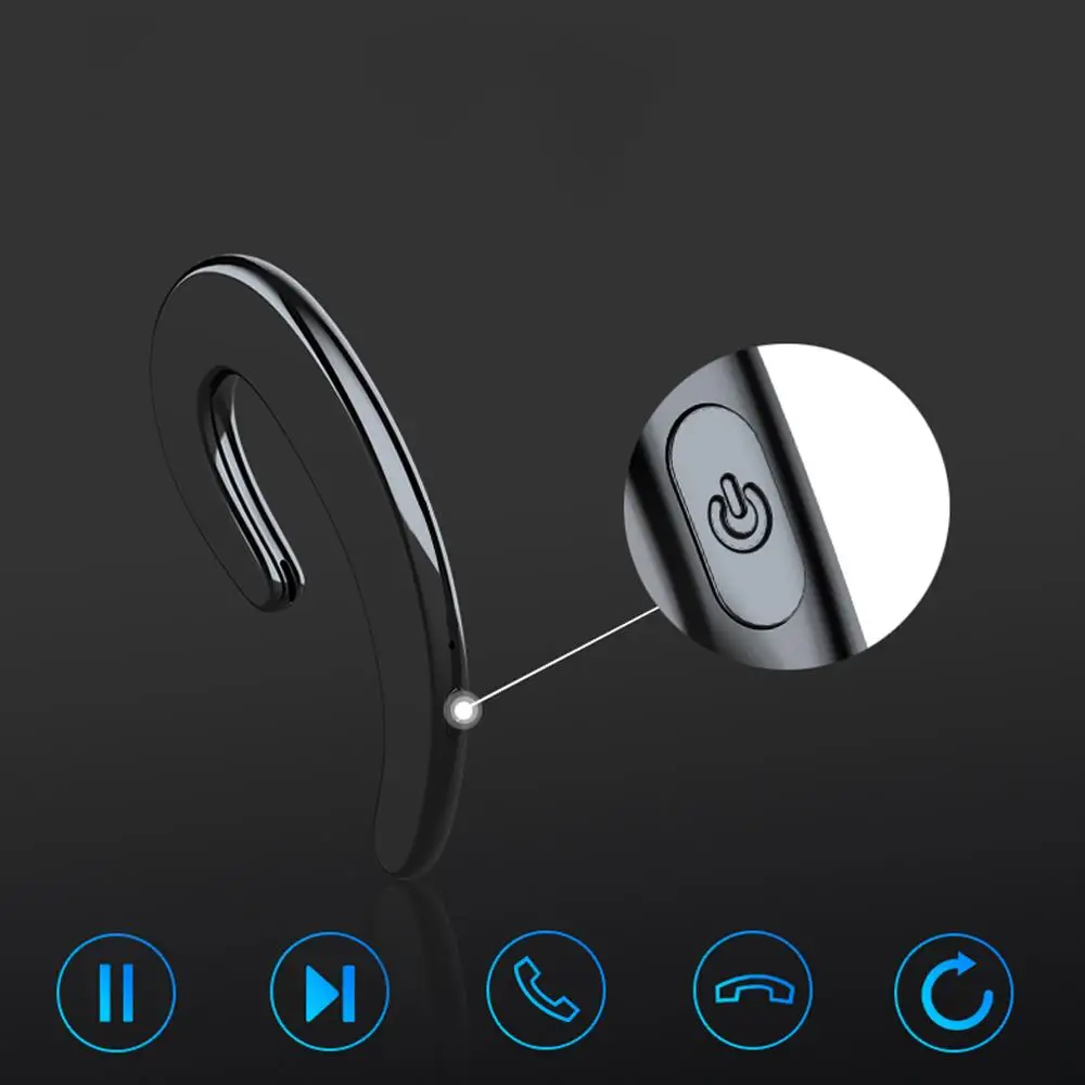 Bluetooth 5 0 наушники с костной проводимостью ушные крючки Беспроводные спортивные
