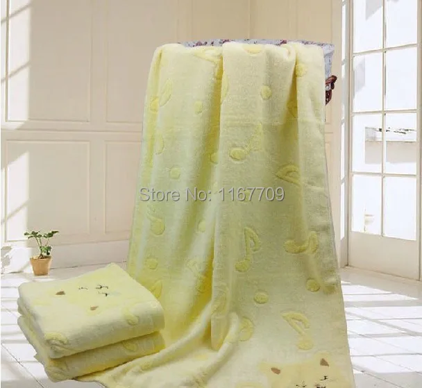 Полотенце детское из мягкого бамбука 70x140 см 1 шт.|bath towel beach|towel largebamboo |