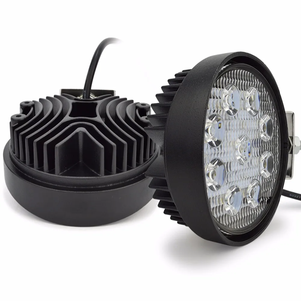 2шт 4 дюйма 27 Вт светодиодный рабочий светильник 12 В внедорожный 4x4 автомобильный