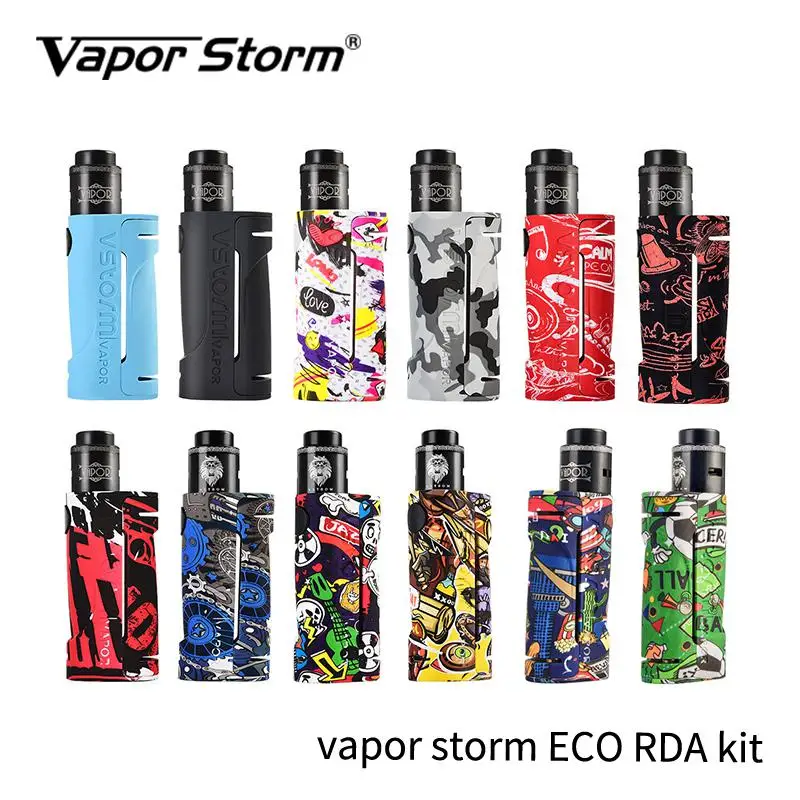Оригинальный Vapor Storm ECO Bypass Mod Max 90 Вт 510 Lion RDA 24 мм DIY 3 этапа управления потоком