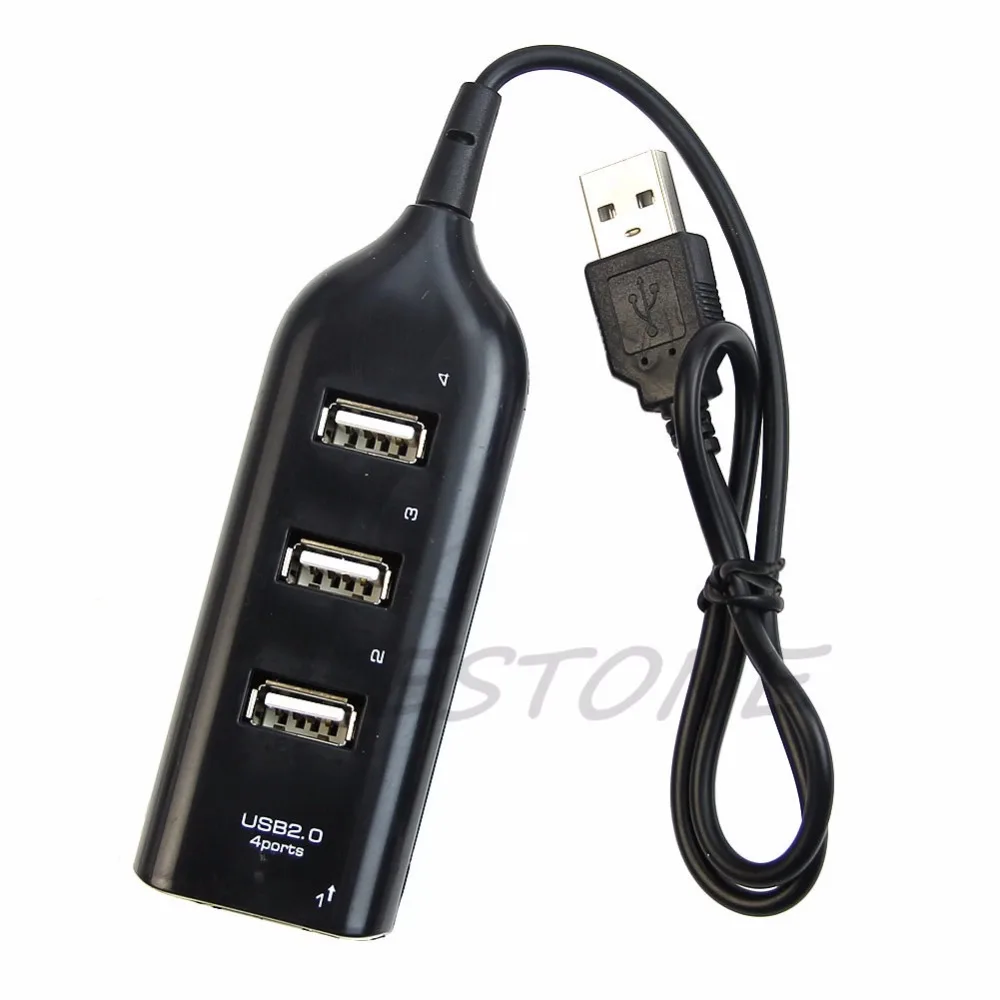 1x USB 2 0 высокоскоростной Разделитель с 4 портами Раздельный концентратор Кабель