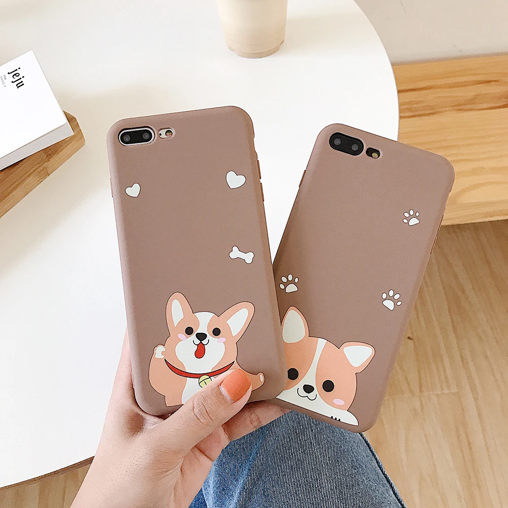 Чехол для собак Welsh Corgi из мягкого ТПУ с изображением щенка, чехол s для iPhone 11 Pro X XS Max XR 6 6S 7 8 Plus, защитный чехол для телефона s Fundas